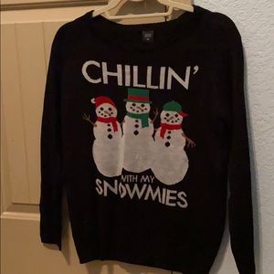 Snowman Christmas sweater *SOLD WAITING PAYMENT*